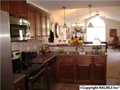 Another Kitchen view into Family room