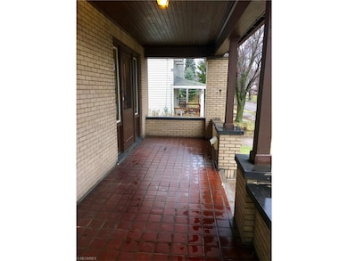 Front porch facing south