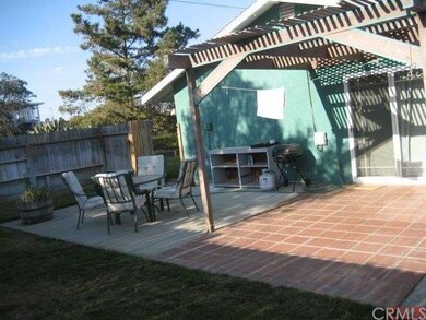Covered patio with room to entertain and BBQ.