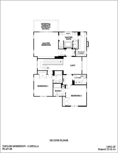 Sumptuous Master Suite is separated from Bedrooms 2, 3 & Laundry Room