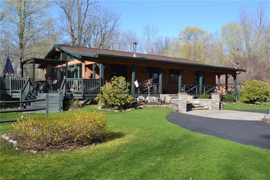 Side deck and front porch.