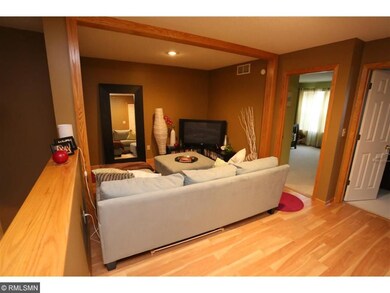 Upper level loft area for second living area