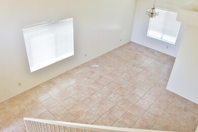 View from Upstairs looking to Living Roo