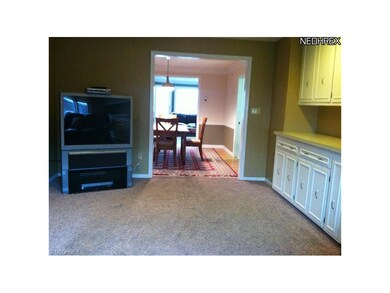 View from Family room looking into Dining Room and