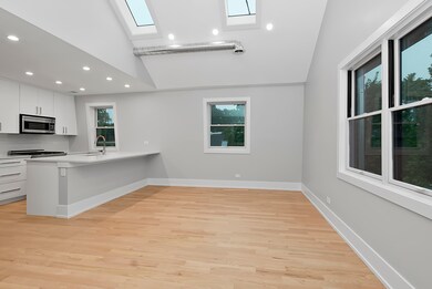 4 skylights, vaulted ceiling, windows on 3 sides