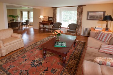 Living Room With Fireplace
