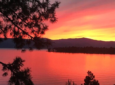SUMMER SUNSET FROM DECK