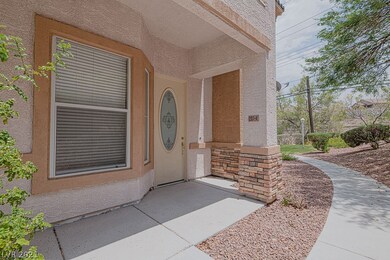 Front door entryway into the home.  Pathway leads