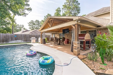 Experience luxury with this custom-built gunite po