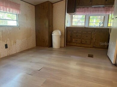 View from entrance to Kitchen/ Dining room