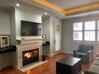 Inviting Gas Log Fireplace