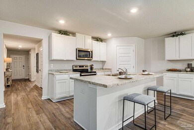 pictures are of the model home