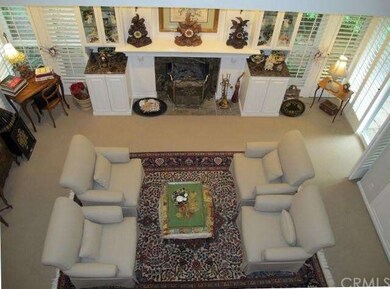 View of living room from second story