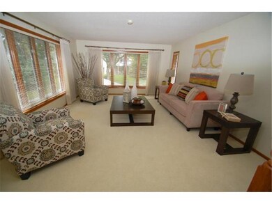 Roomy, main level living area is flooded with natu