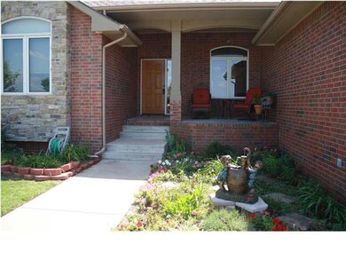 Primarily brick and stone front.