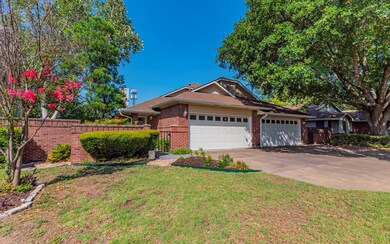 Single story home featuring an attached garage, c