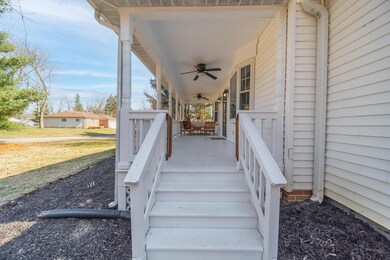 Inviting front porch