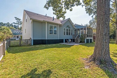 Large fenced level lot