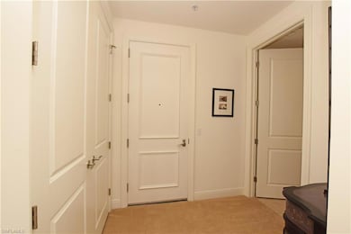 Entry, carpet removed