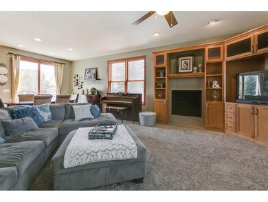 Living room and dining room.