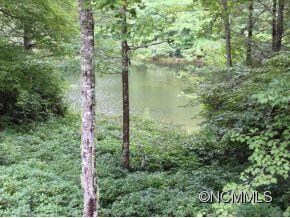 View of lake from deck