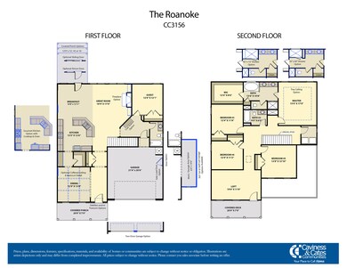 Roanoke Floorplan with disclaimer