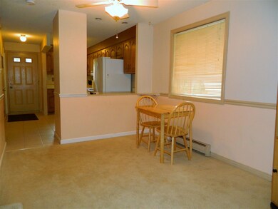Separate dining area.