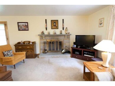 Living Room. Large living room with decorative sto