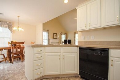 The cook can enjoy friends and family with this open plan.