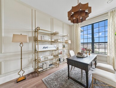  Nestled away quietly in the front of the home is the handsome and grand home office! Featuring high ceilings, custom paint, recessed lighting and large windows for natural light!
(This is not the actual home but a completed model of this home, fixtures and colors may vary)
