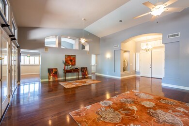 Formal living/dining and foyer