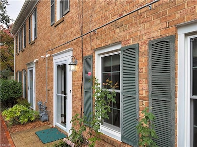 Back unit of a townhouse-style condo.