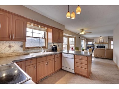 Nice open floor plan capturing the serene setting.