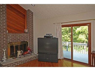 Family Room Close up of the fireplace that adorns