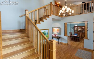 Entry foyer, toward the formal dining room