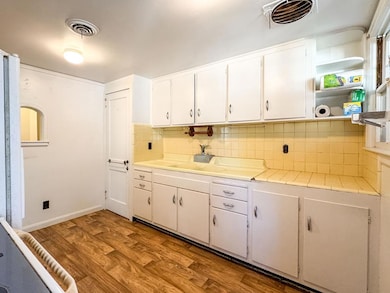 Kitchen with ample cupboard space
