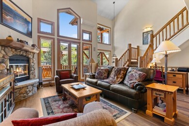 Spacious open floor plan with vaulted ceilings and
