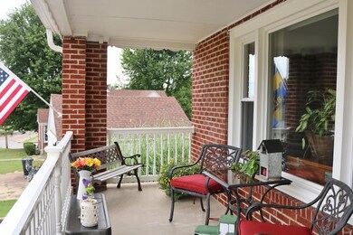 Another view of spacious front porch.