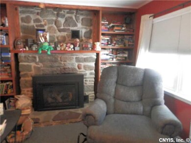 Living Room. Cozy living room with gas fireplace f