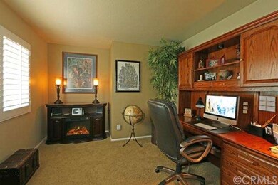 A peaceful retreat area off the master bedroom can easily be converted to the original third bedroom.