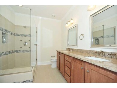 Master Bath/Spa. Ceramic tile in shower and vanity