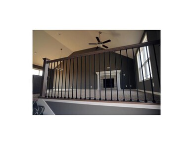 Entry showing Great room open to Kitchen and ceili