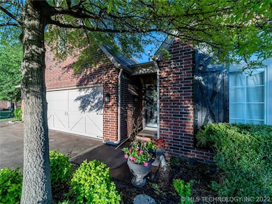 Lovely landscaped entryway