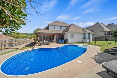 This thoughtfully designed backyard is a haven that seamlessly integrates with the home, offering a retreat for every occasion, from quiet moments of relaxation to lively social gatherings.