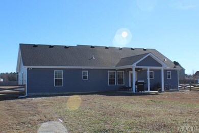 Rear of home