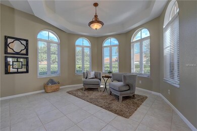 This lovely sitting room is at the opposite end of