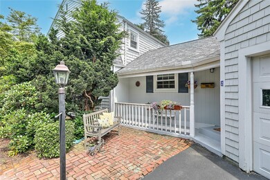 Patio at side entry