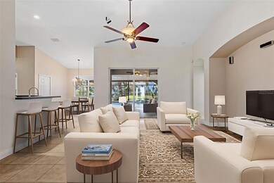 Virtually Staged Family Room