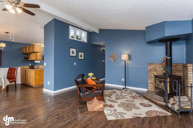 Living Room open to dining