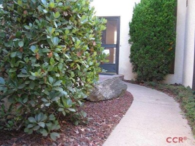 front entrance.  gate can be locked for privacy.